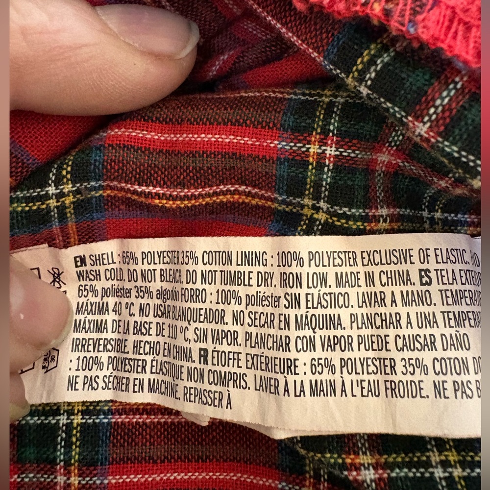Plaid Ruffle Top - Picture 3 of 3